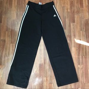 Adidas 3 stripes running athletic pants